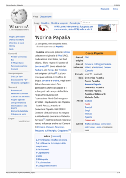 PDF della Ndrina Papalia di Wikipedia