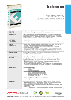 Scheda tecnica Isolcap XX (it)