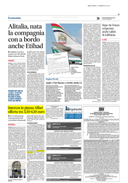 Il Messaggero - Lombardi Molinari Segni Studio legale