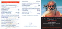 Scarica la brochure - Federazione Mediterranea Yoga