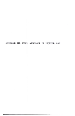 sessione iii - Istituto Superiore di Sanit&agrave;