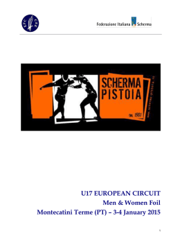 3-4 January 2015 - European Fencing Confederation