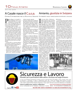 A Casale nasce il C.u.s.a. Amianto, giu