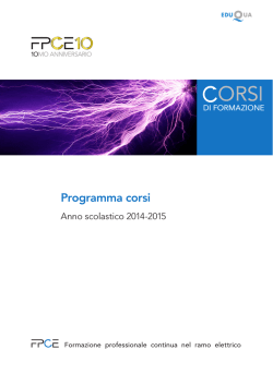 Programma corsi