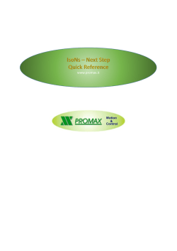 Scarica Guida Rapida ai Parametri IsoNs