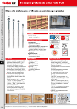 Fissaggio prolungato universale FUR
