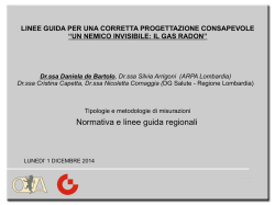 Dott.ssa Daniela DE BARTOLO &ndash; ARPA Lombardia