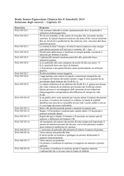 Soluzioni capitolo 24 - Zanichelli online per la scuola