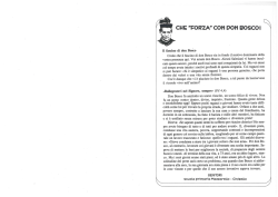 CHE "FORZA" CQN DG" BOSCO! %
