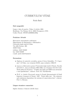 Prof. Aggr. Paolo Baiti