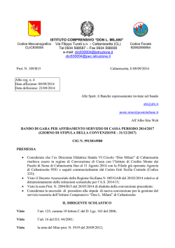 ISTITUTO COMPRENSIVO &ldquo;DON L. MILANI&rdquo; Via Filippo Turati s.n.