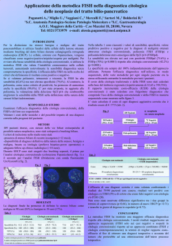 Applicazione della metodica FISH nella diagnostica