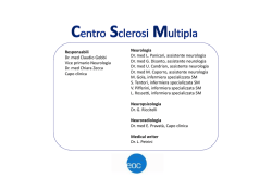 Introduzione - CCSVI e SM Lombardia