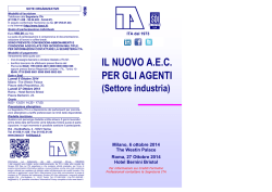 IL NUOVO AEC PER GLI AGENTI (Settore industria)