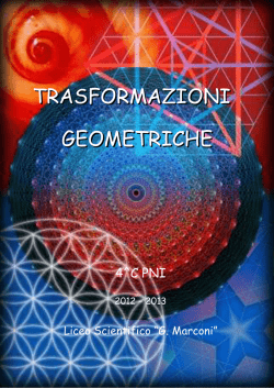 Trasformazioni geometriche - teoria