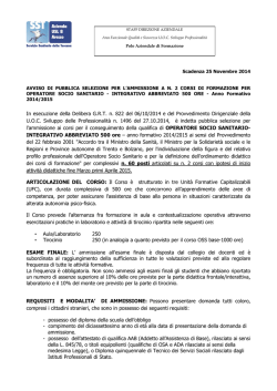 Page 1 STAFF DIREZIONE AZIENDALE Scadenza 25 Novembre
