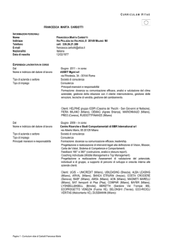 CV Francesca Marta Carbotti