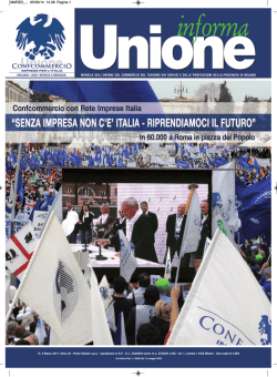 Numero 3 Marzo 2014 - Unione del Commercio di Milano