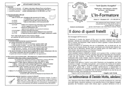 anno 5 &ndash; n&deg;3 - Santi Quattro Evangelisti