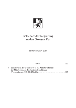 Botschaft Heft Nr. 9 / 2013-2014