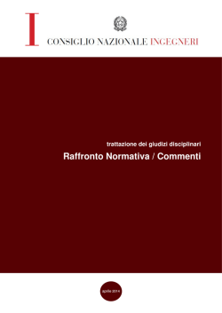 CNI_Raffronto normativa_commenti