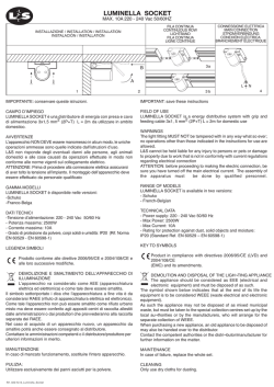 LUMINELLA SOCKET