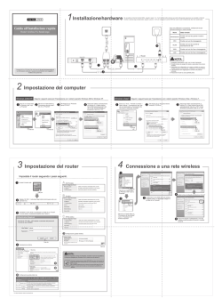 Installazione hardware Impostazione del computer