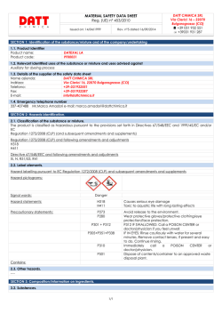 Safety Data Sheet