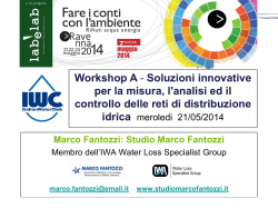 Gestione efficiente dei sistemi idrici