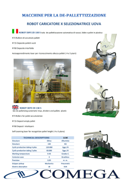Robot antropomorfo caricatore uova