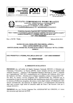 Bando di gara - Comune di Milazzo