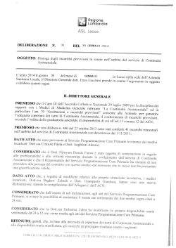 delibera n. 31 del 30.01.2014