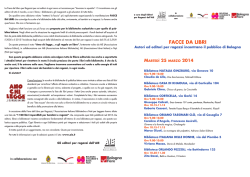 Facce da libri &ndash; Autori ed editori per ragazzi