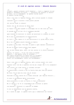 By TestoeAccordi.it Il rock di capitan uncino &ndash; Edoardo Bennato