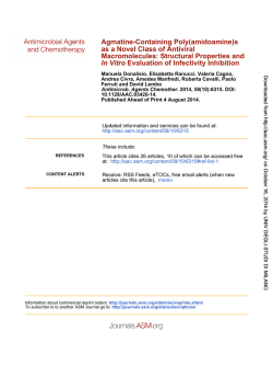 Evaluation of Infectivity Inhibition In Vitro Macromolecules: Structural