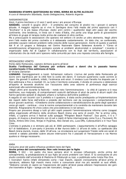 Leggi la rassegna del 6 giugno