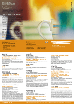 febbr aio 20 14 febbraio 2014 nella galleria del caff&egrave;