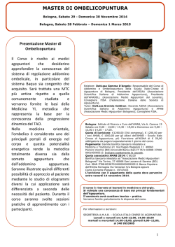 Master_Ombelico_Agopuntura_Bologna_2014 -2015