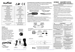 prescrizioni di sicurezza: eye03 telecamera a bulbo