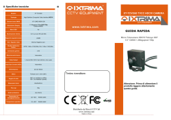 GUIDA RAPIDA - Ixtrima, CCTV Equipment