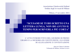 Dott. ssa Chiara Colosimo - Avvocati Giuslavoristi Italiani