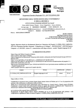 Riapertura Bando Recl_Espert_PON-C1-FSE04-POR