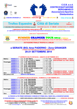 Trofeo Equestre Città di Seriate