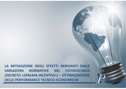 decreto &laquo;spalma-incentivi