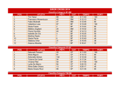 Classifica - Marathon Club Trento