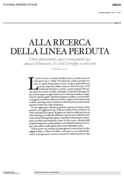 ALLA RICERCA DELLA LINEA PERDUTA