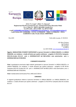Graduatoria Alunni - Cenni