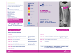 Brochure - Riabilitazione motoria ortopedica