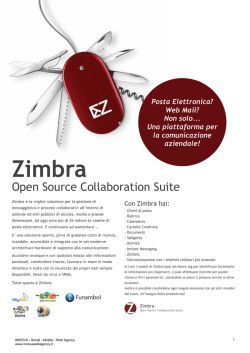 Introduzione a Zimbra - INNOVA :: Web - Social