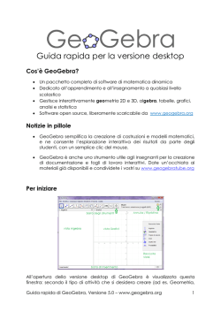 Guida Rapida ggb desktop
